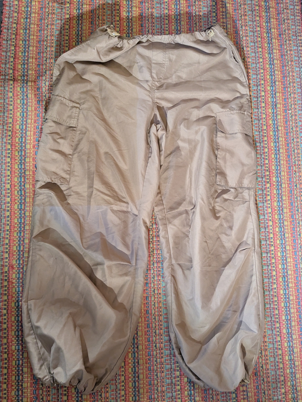 Refuge Tan Drawstring Utility Pants